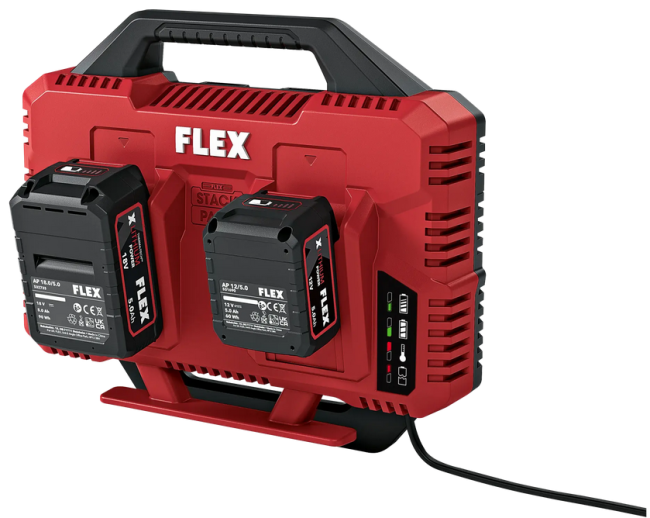 Flex Doppel Schnellladegerät 12V/18V